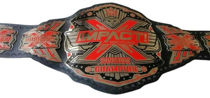 TNA IMPACT X Division Wrestling Championship Title Belt - WWF Belt