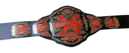 TNA IMPACT X Division Wrestling Championship Title Belt - WWF Belt