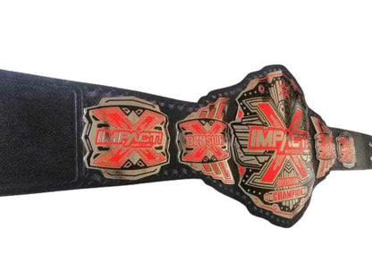 TNA IMPACT X Division Wrestling Championship Title Belt - WWF Belt