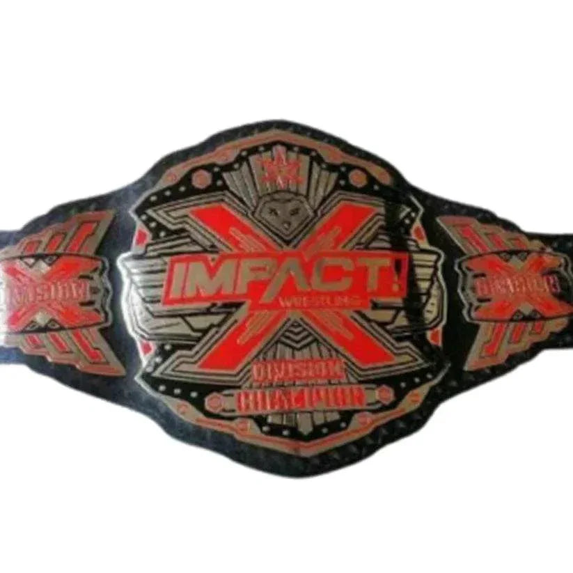TNA IMPACT X Division Wrestling Championship Title Belt - WWF Belt