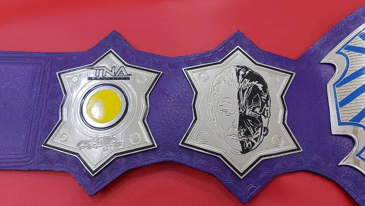 TNA Jeff Hardy Wrestling Championship Replica Title Belt - WWF Belt