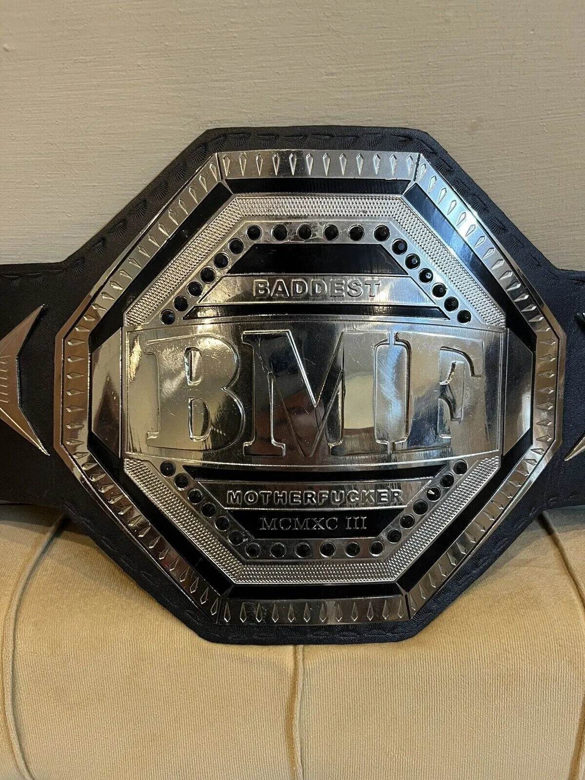 UFC 244 BMF Wrestling Championship Title Belt - WWF Belt