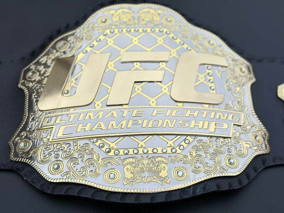UFC Ultimate Championship Replica Belt 2mm Brass Brand New Adult - WWF Belt