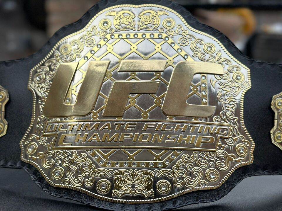 UFC Ultimate Championship Replica Belt 2mm Brass Brand New Adult - WWF Belt