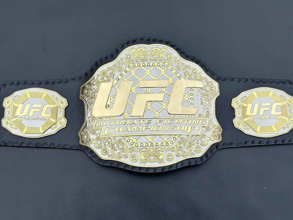 UFC Ultimate Championship Replica Belt 2mm Brass Brand New Adult - WWF Belt