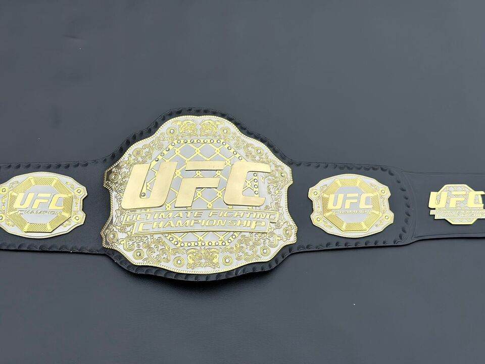 UFC Ultimate Championship Replica Belt 2mm Brass Brand New Adult - WWF Belt