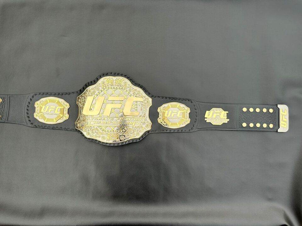 UFC Ultimate Championship Replica Belt 2mm Brass Brand New Adult - WWF Belt