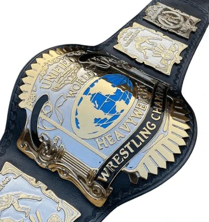 USWA Unified World Heavyweight Wrestling Championship Belt - WWF Belt