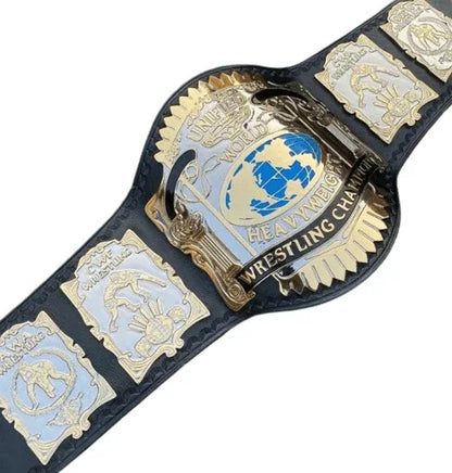 USWA Unified World Heavyweight Wrestling Championship Belt - WWF Belt