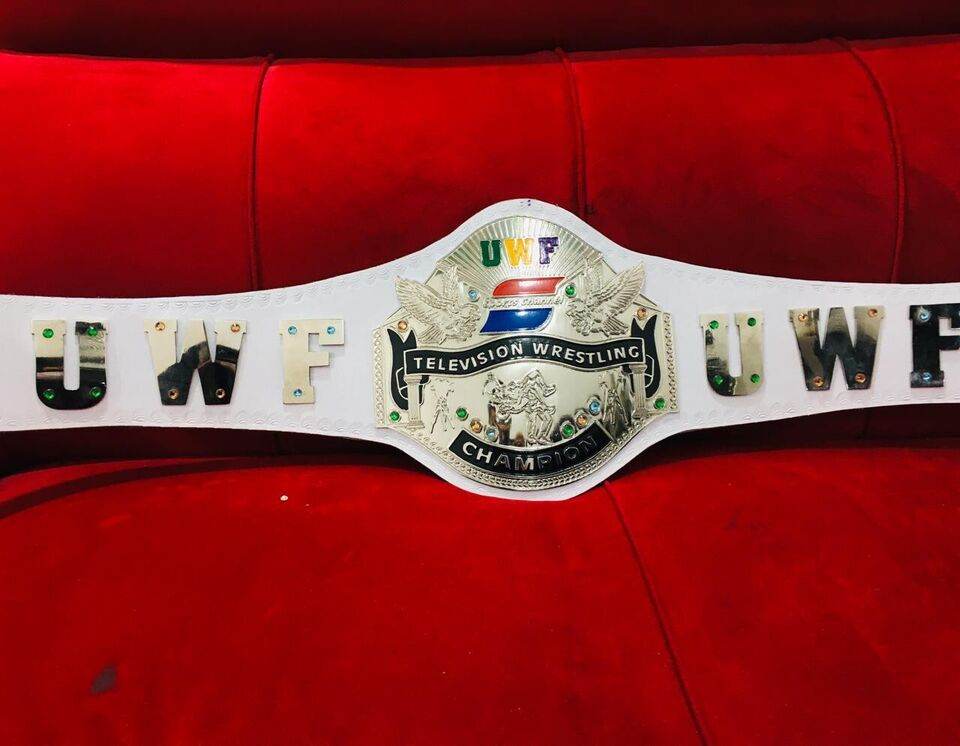 UWF Television Wrestling Championship Belt Adult Size Replica - WWF Belt