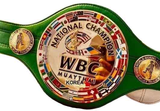WBC Muay thai World Boxing Council Korea Champion Belt