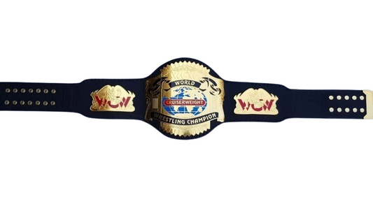 WCW Cruiserweight Wrestling Championship Replica Title Belt