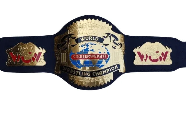 WCW Cruiserweight Wrestling Championship Replica Title Belt - WWF Belt
