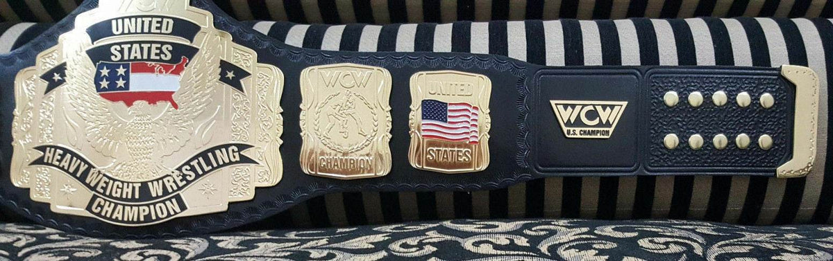 WCW United States Heavyweight Wrestling Championship Belt - WWF Belt