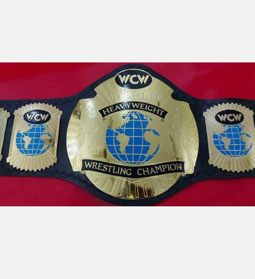 Wcw World Heavyweight Wrestling Champion Belt 2mm - WWF Belt