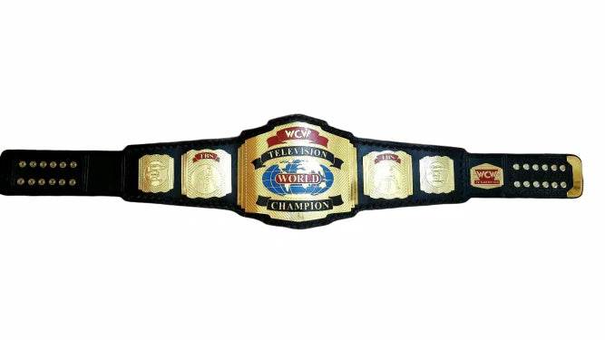 Wcw World Television Championship Wrestling Title Belt - WWF Belt