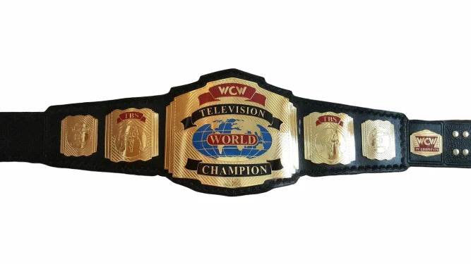 Wcw World Television Championship Wrestling Title Belt - WWF Belt