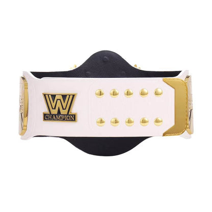 White WWE Winged Eagle Championship Replica Title Belt - WWF Belt