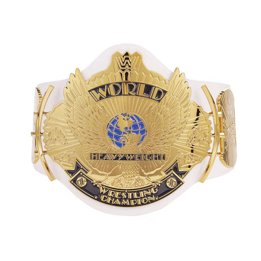 White WWE Winged Eagle Championship Replica Title Belt