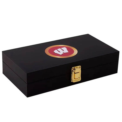 Wisconsin Badgers Championship Replica Side Plate Box Set - WWF Belt