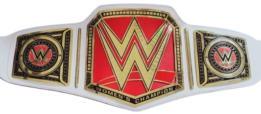 WWE Women Wrestling Championship White & Red Belt Replica NEW