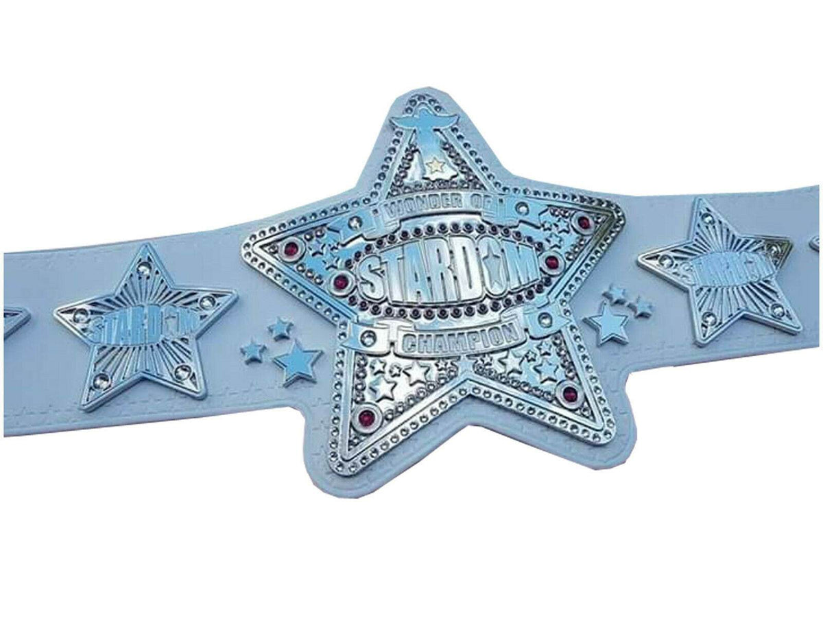 Wonder of Stardom Champion Wrestling Leather Belt - WWF Belt