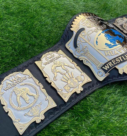 World Heavyweight Unified Wrestling Championship Title Belt - WWF Belt