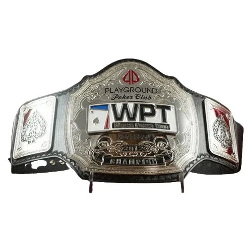 World Poker Tour Playground Poker Championship Belt - WWF Belt