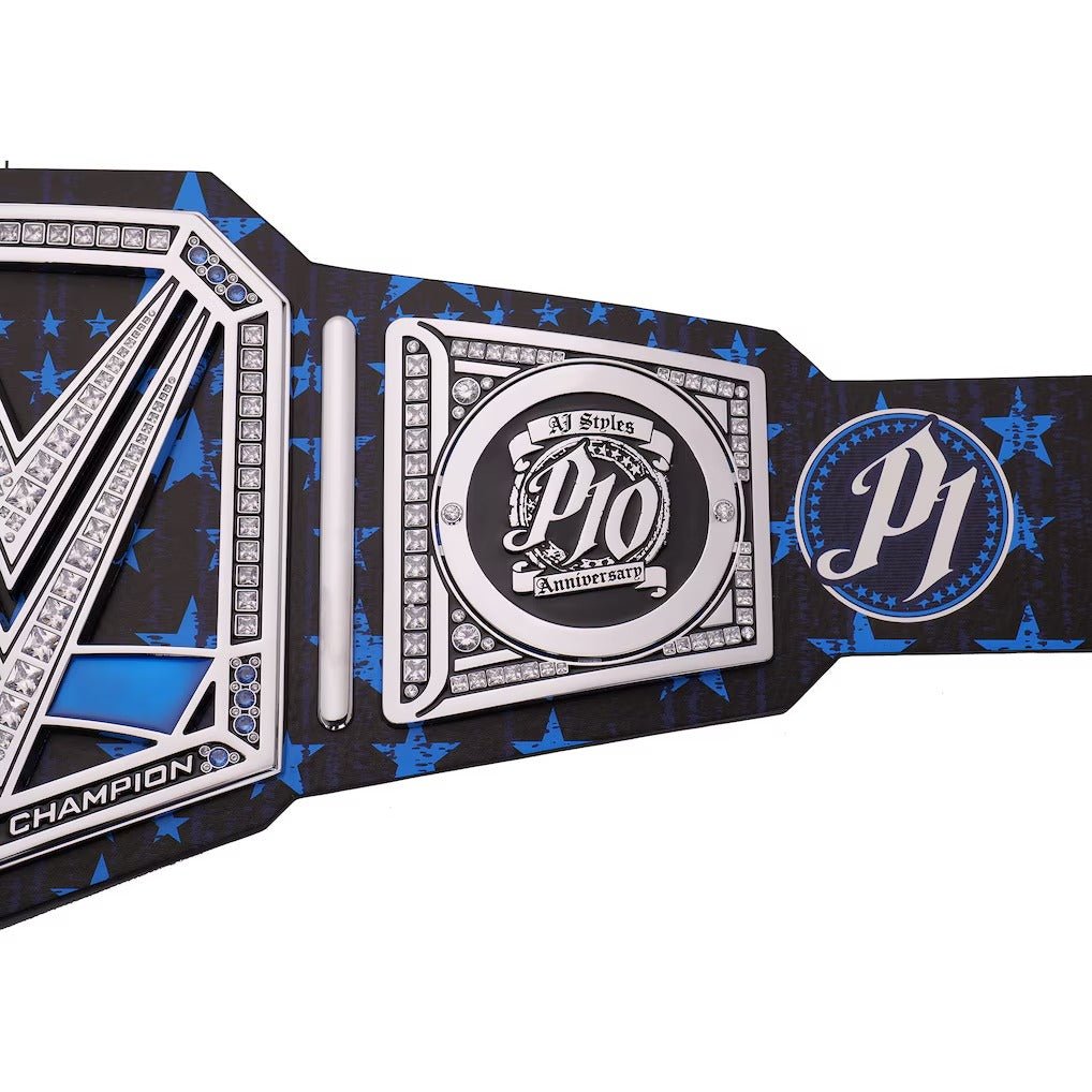 WWE AJ Styles 10th Anniversary Signature Series Title BeltChampionship BeltWWF Belt