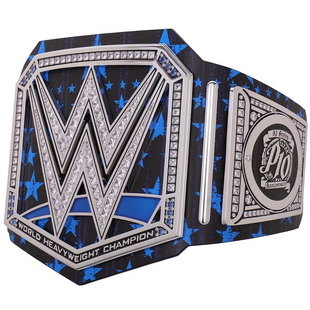 WWE AJ Styles 10th Anniversary Signature Series Title BeltChampionship BeltWWF Belt