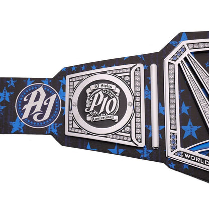 WWE AJ Styles 10th Anniversary Signature Series Title BeltChampionship BeltWWF Belt