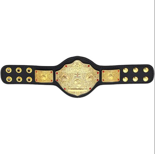 WWE Big Gold World Heavyweight Championship Mini Replica Title Belt - WWF Belt