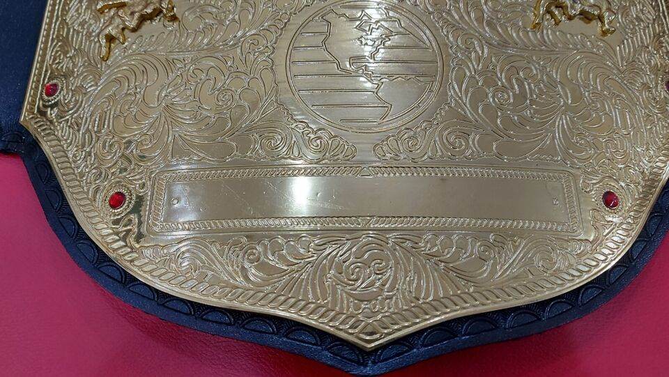 WWE Big Gold World Heavyweight Championship Tittle Belt - WWF Belt