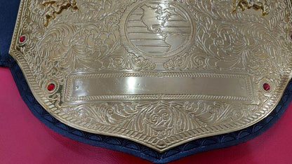 WWE Big Gold World Heavyweight Championship Tittle Belt - WWF Belt