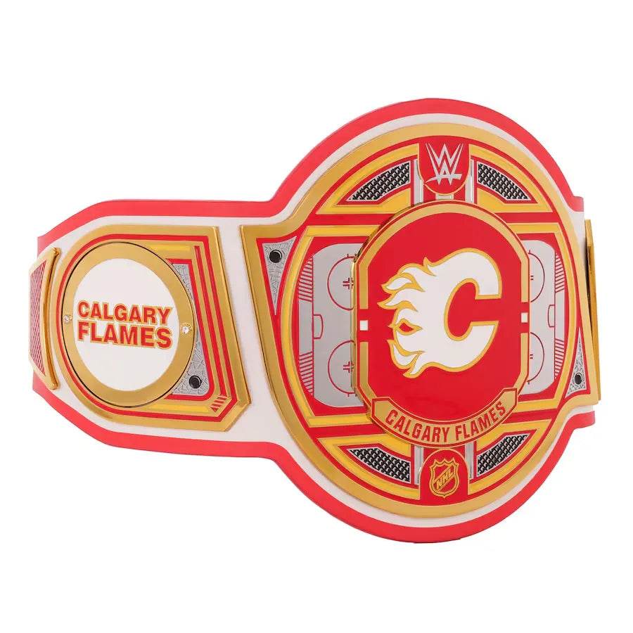 WWE Calgary Flames NHL Legacy Championship Title Belt - WWF Belt