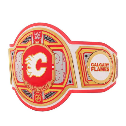 WWE Calgary Flames NHL Legacy Championship Title Belt - WWF Belt
