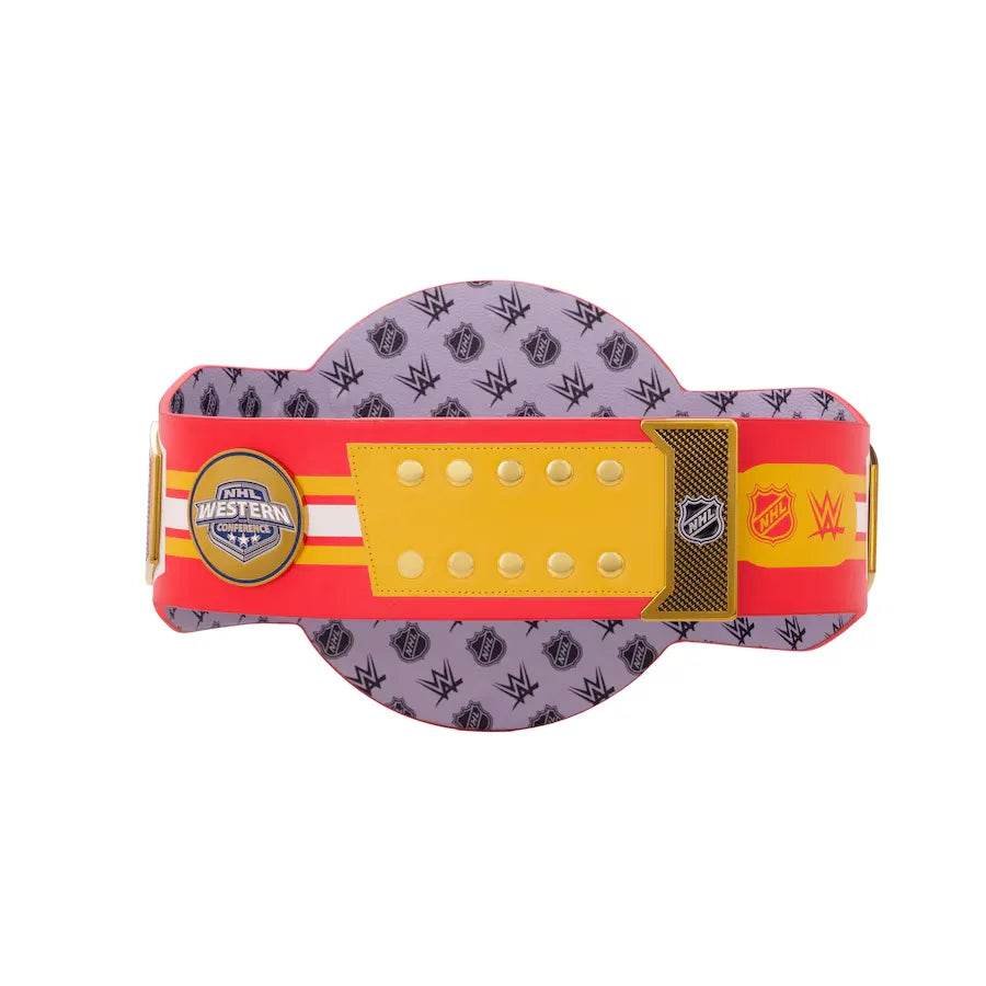 WWE Calgary Flames NHL Legacy Championship Title Belt - WWF Belt