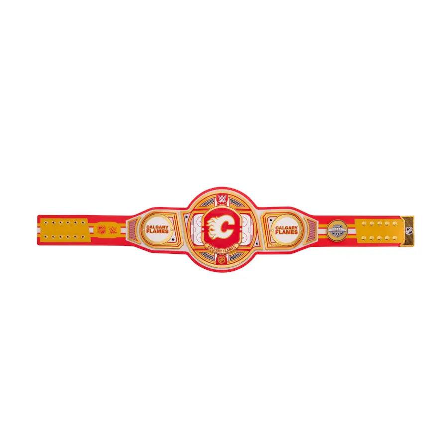 WWE Calgary Flames NHL Legacy Championship Title Belt - WWF Belt