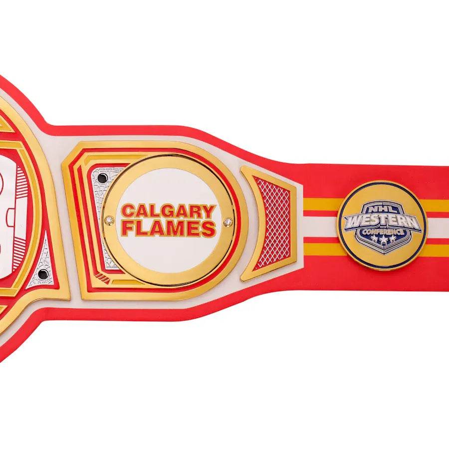 WWE Calgary Flames NHL Legacy Championship Title Belt - WWF Belt