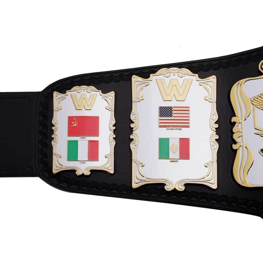 WWE Championship 1986 Retro Replica Title Belt - WWF Belt