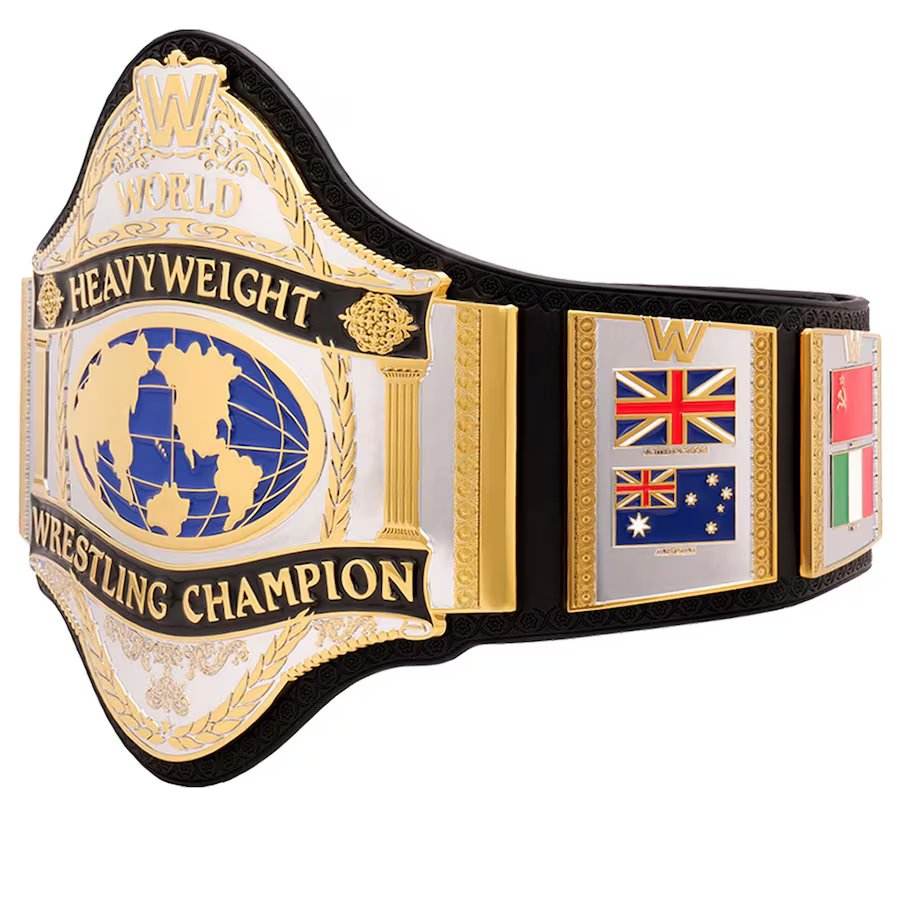 WWE Championship 1986 Retro Replica Title Belt - WWF Belt