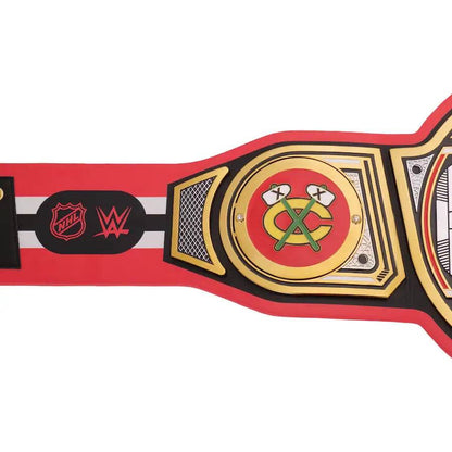 WWE Chicago Blackhawks NHL Legacy Championship Title Belt - WWF Belt