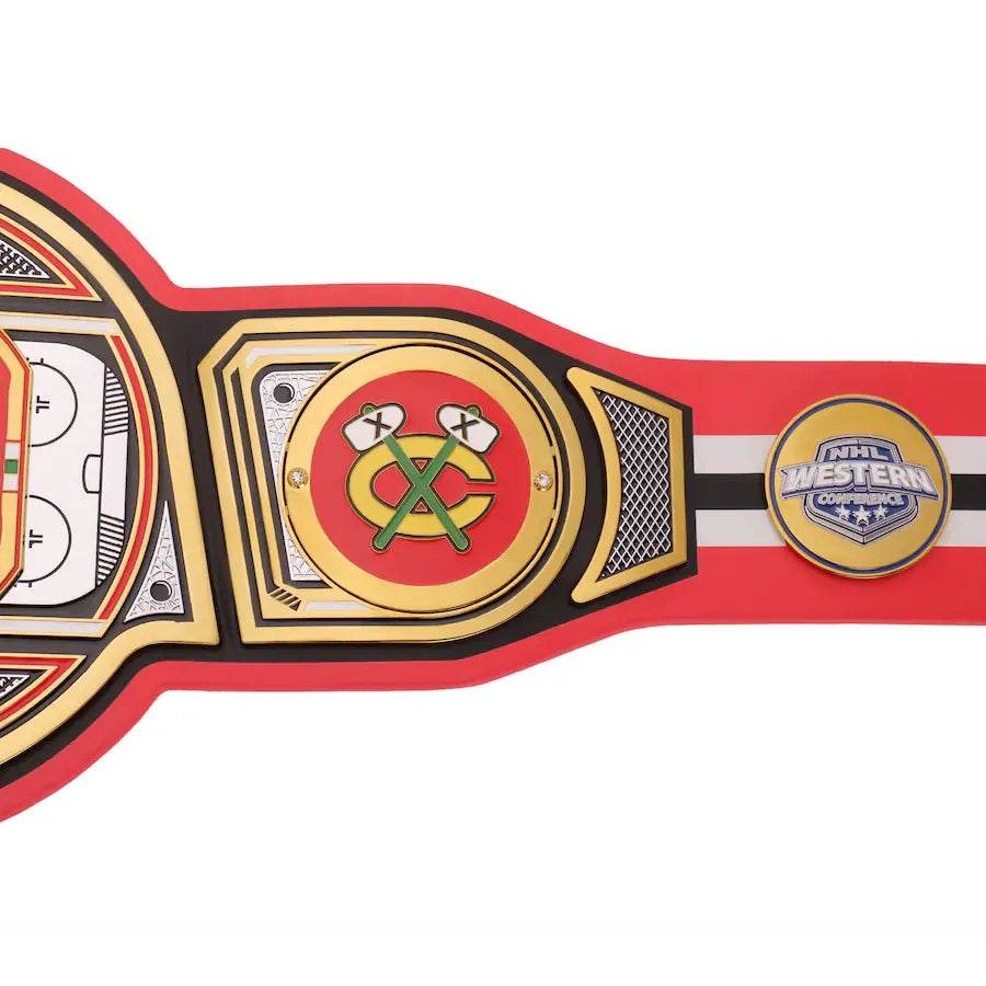 WWE Chicago Blackhawks NHL Legacy Championship Title Belt - WWF Belt