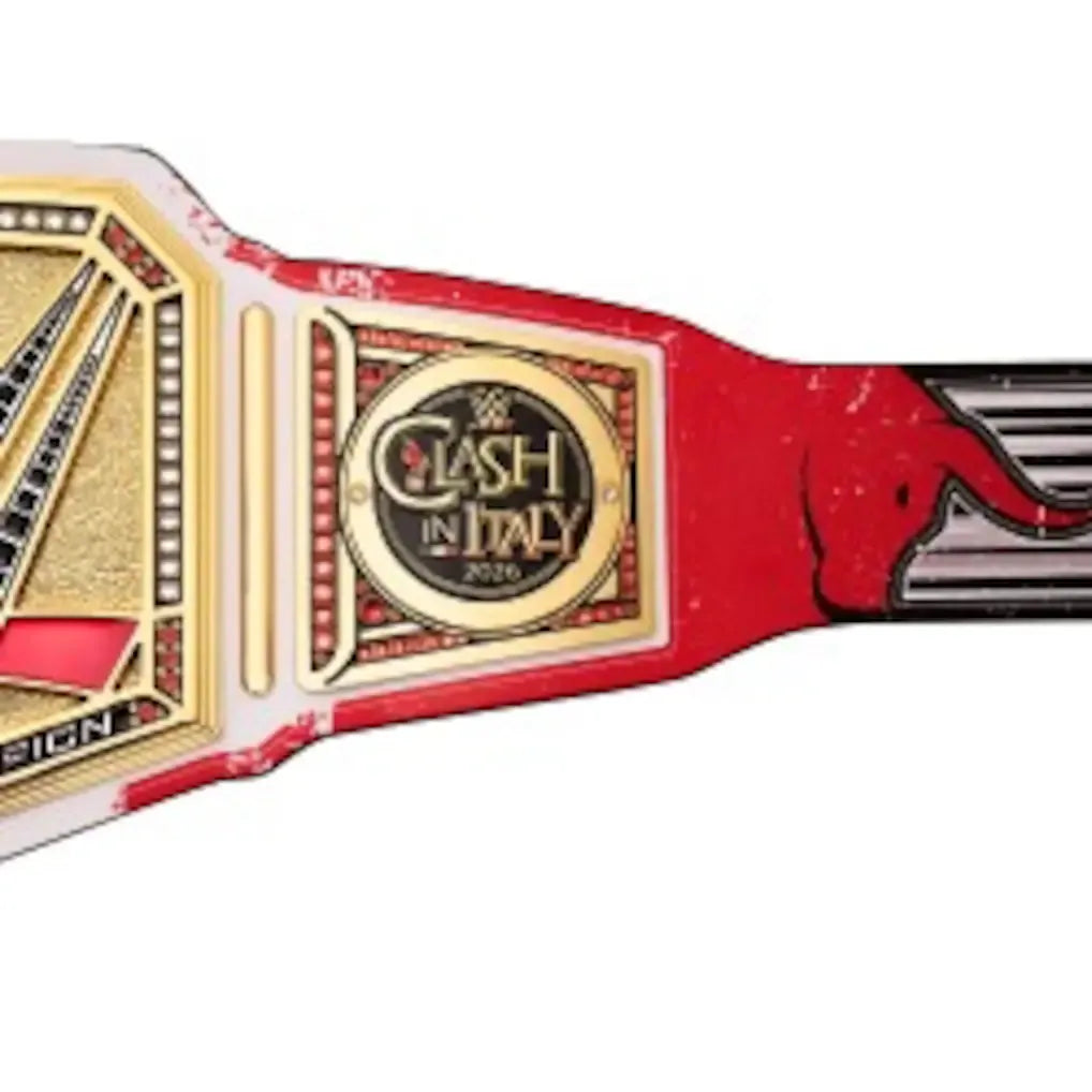 Clash In Italy 2026 WWE Title Belt