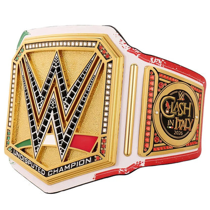 WWE Clash In Italy 2026 Championship Title BeltChampionship BeltWWF Belt