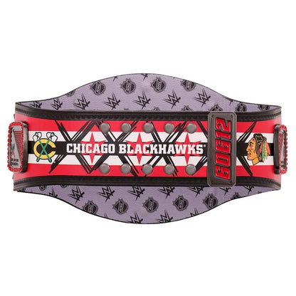 WWE CM Punk Chicago Blackhawks Signature Series Spinner Championship Belt - WWF Belt