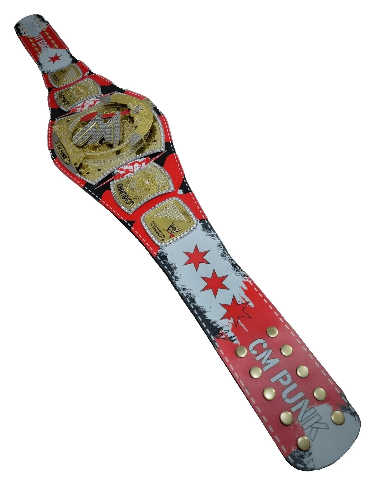 WWE CM Punk Spinner Championship Title Belt - WWF Belt
