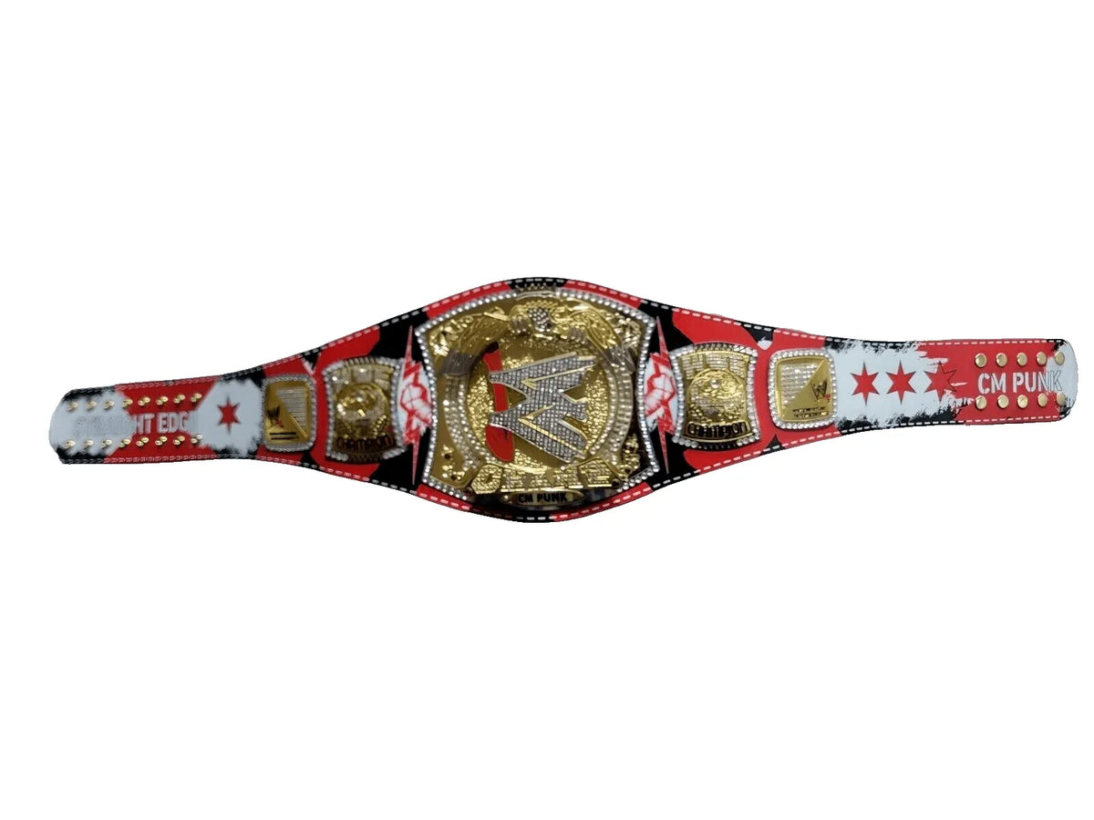 WWE CM Punk Spinner Championship Title Belt - WWF Belt