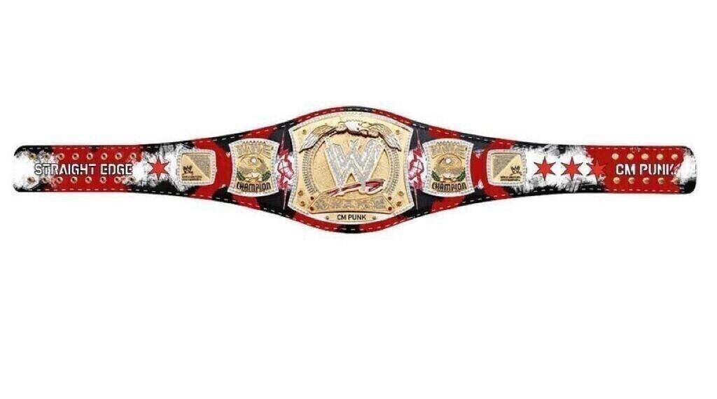 WWE CM Punk Spinner Championship Title Belt - WWF Belt