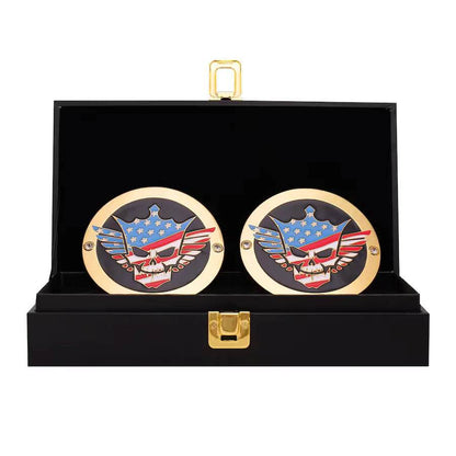 WWE Cody Rhodes Championship Belt Side Plates Box Set - WWF Belt